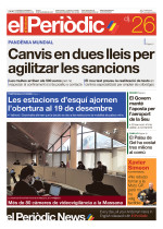 Portada de l'edició 26-11-2020