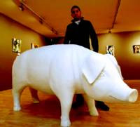 Casals pintarà una vista del Madriu a la peça andorrana de Lalín Pork Art