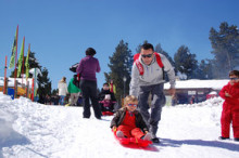 La neu estrena la temporada a Naturlàndia