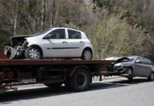 Quatre ferits en un xoc frontal entre dos vehicles al túnel de la Pedrera