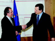 Bartumeu i Durao Barroso tracten la proposta d'acostament a la UE