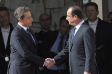 François Hollande pren possessió de la presidència
