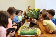 Escolars d'Escaldes-Engordany participen en un taller de jardineria