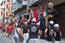 Trobada de germanor de gegants a Sant Julià