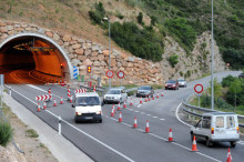 El túnel de l'Obaga Negra es tancarà de nou per reparacions 