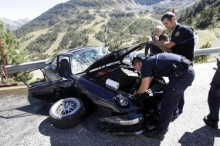 El pilot del Porsche accidentat continua estable dins la gravetat