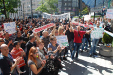 Nova manifestació policial