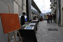 Els artistes del país i del Pirineu omplen el Centre Històric