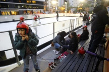 Sant Julià patinarà sobre gel a la plaça Germandat