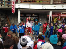 Mariona Raméntol, podi a l'eslàlom de la Copa Pirineus 