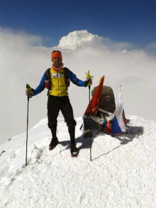 Ferran Teixidó entra al podi de l'skymarathon de l'Elbrus