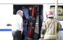 Un ferit greu per l'explosió d'un extintor a la BPA de Plaça Rebés