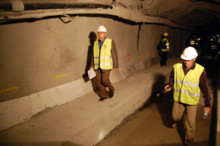 La galeria de serveis del túnel d'Envalira estarà acabada a l'abril