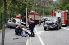 Baixa un 22,5% el nombre d'accidents de circulació