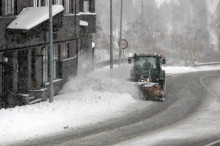 La primera nevada de la temporada deixa gruixos de més de mig metre