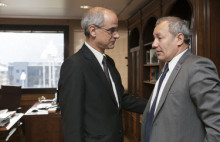 Visita de l'ambaixador francès per acomiadar-se del cap de Govern