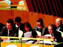 Bartumeu destaca el paper dels petits països en el sí de l'ONU