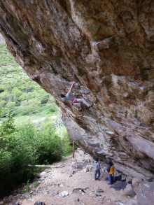 Guillem Colell, el primer en assolir un 8a d'Andorra