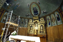 Patrimoni reprèn la restauració del retaule major de Sant Pere màrtir