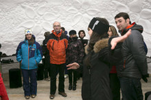 L'hotel-iglú de Grandvalira, vehicle per exhibir l'obra d'artistes andorrans