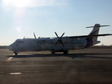 Un vol procedent de Madrid inaugura les operacions de Pyrenair a Alguaire
