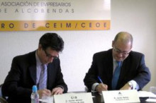 La CEA signa un conveni amb els empresaris d'Alcobendas