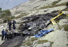 Identificades les tres víctimes restants de l'accident de l'helicòpter