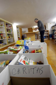 1.173 persones demanen ajuda a Càritas per tirar endavant