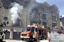Un incendi causa danys importants en un habitatge
