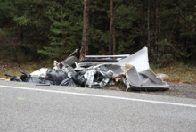 Mor el conductor d'una furgoneta al xocar amb un autocar amb 24 taiwanesos que venien d'Andorra