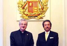 L'ambaixador de Portugal s'acomiada del copríncep episcopal