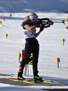 Laura Soulié afina en el tir i obté un excel·lent 26è lloc a Oberdof