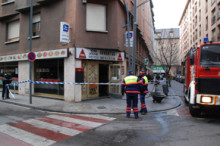 Un incendi al bar Juventus d'Andorra la Vella obliga a confinar els veïns