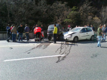 Sis ferits en un accident entre el Pont Pla i el túnel de la Pedrera