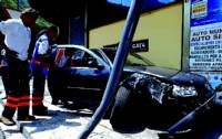 Ferida lleu una turista en un accident a Santa Coloma