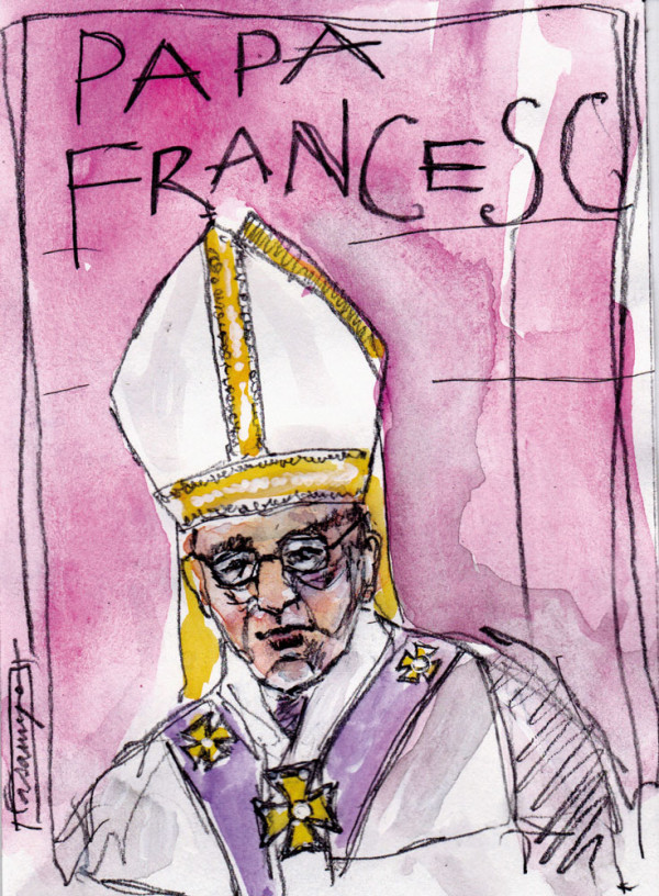 24 de març  de 2013. Primera setmana amb el Papa argentí Jorge Mario Bergoglio, que adopta el nom de Francesc.