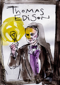 1 d'octubre de 1880. Thomas Alva Edison funda la primera companyia elèctrica del món.