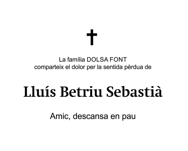 Lluís Betriu Sebastià