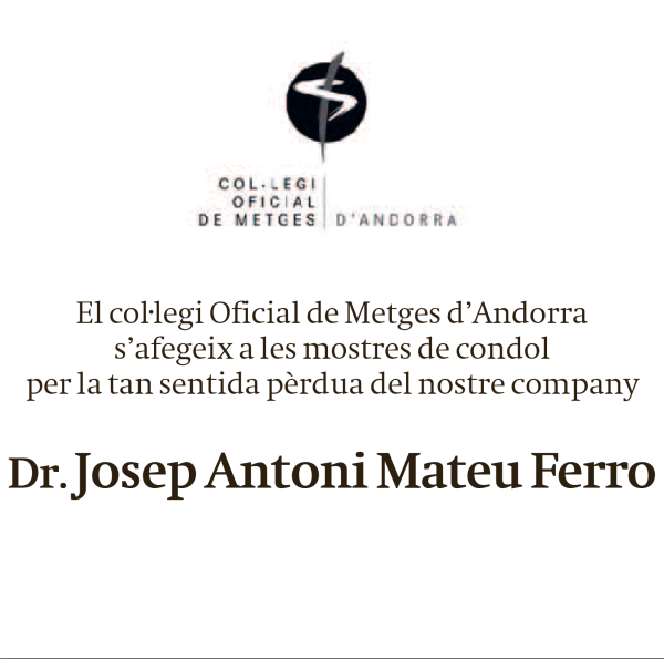 Dr. Josep Antoni Mateu Ferro