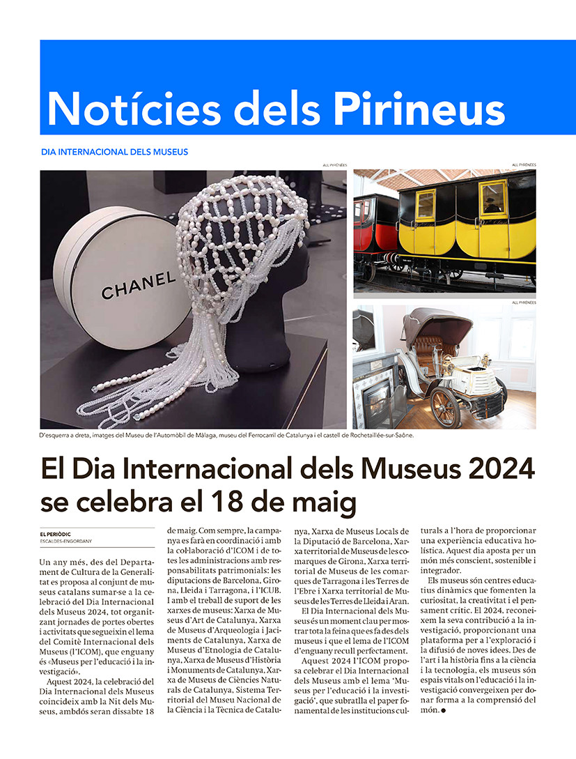 Notícies dels Pirineus, 17.05.2024
