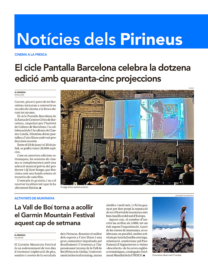 Notícies dels Pirineus 29.06.2024