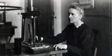 Marie Curie arriba amb una exposició de la seva vida i obra