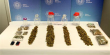 Detingut per possessió d’1,7 quilos de marihuana
