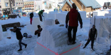 Comença l’històric concurs de figures de neu al Pas de la Casa