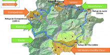 Coronallacs, la ruta que uneix els 4 refugis guardats