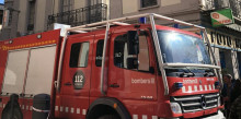 Esfondrament en un edifici del carrer Sant Josep de Calassanç
