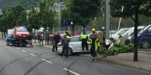 Accident sense ferits de gravetat a l'avinguda Tarragona