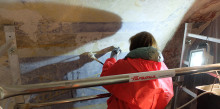 Comença la restauració de les pintures murals de Sant Serni