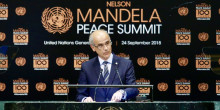 Martí defensa els valors de la democràcia a la Cimera de la Pau Nelson Mandela