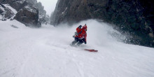 Descensos espectaculars d'Aymar Navarro als Andes